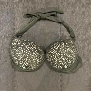 Shade & Shore Swim Halter Neck Bikini Top, 38B